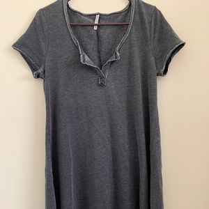 Gray Frayed Altar'd State Dress